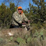 Good friend Mark with a nice Texas whitetail